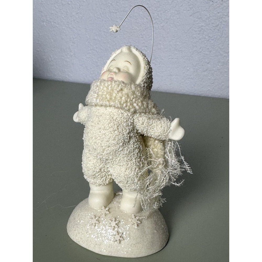 Vintage Dept. 56 Snowbabies "Catch A Falling‎ Snowflake" EUC Retired Figurine
